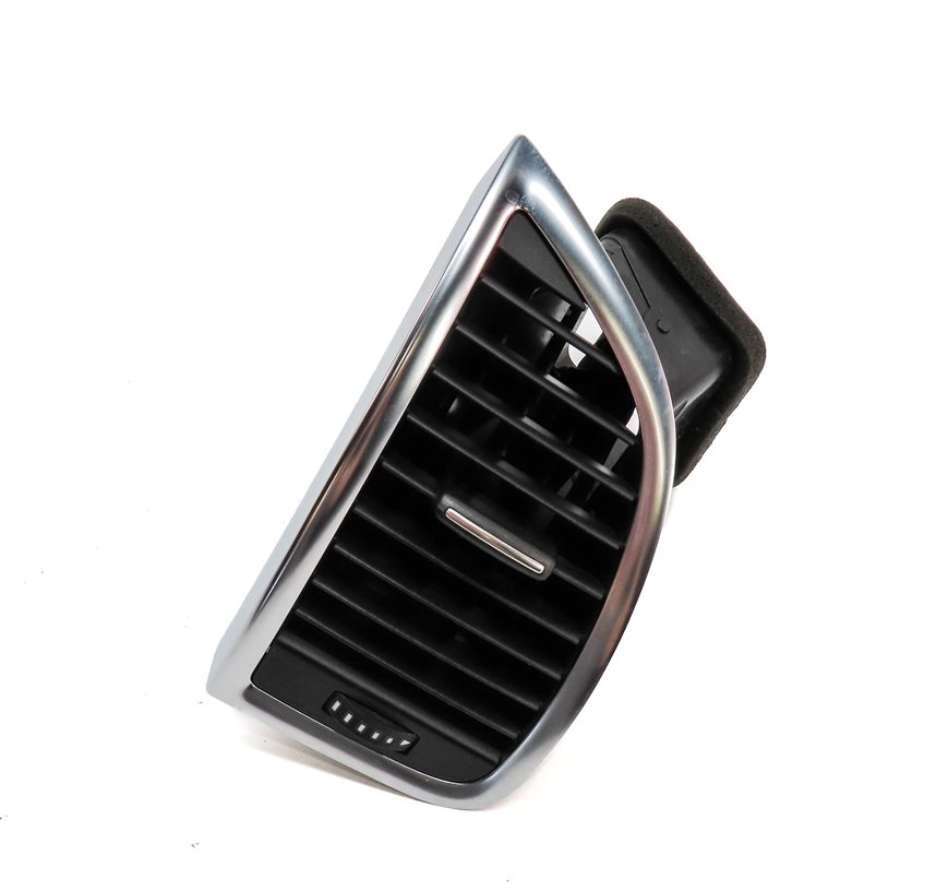 2015 AUDI Q7 (4L) FRONT LEFT DRIVER DASH HEAT AIR AC HVAC VENT (Black) — exact item pictured